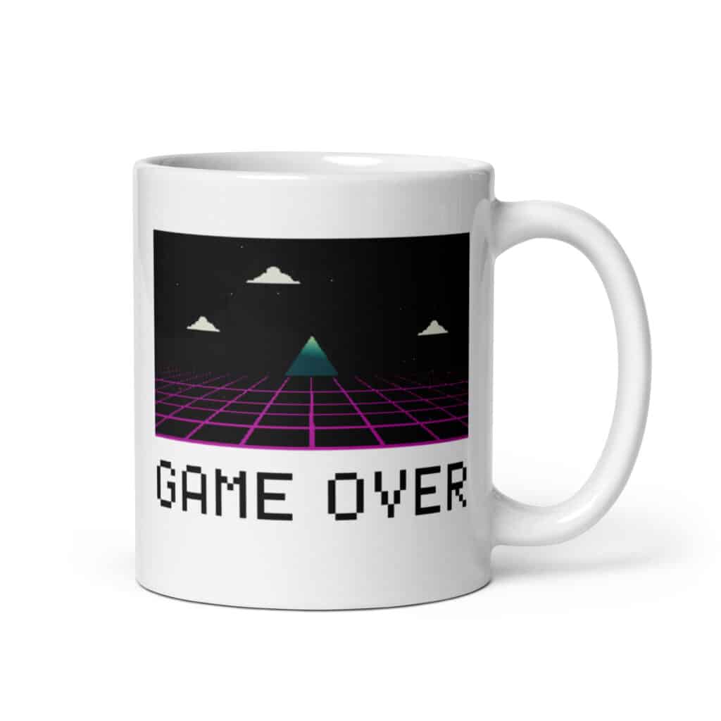 Cool retro gaming mug "GAME OVER"