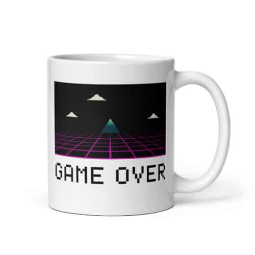 Cool retro gaming mug "GAME OVER"