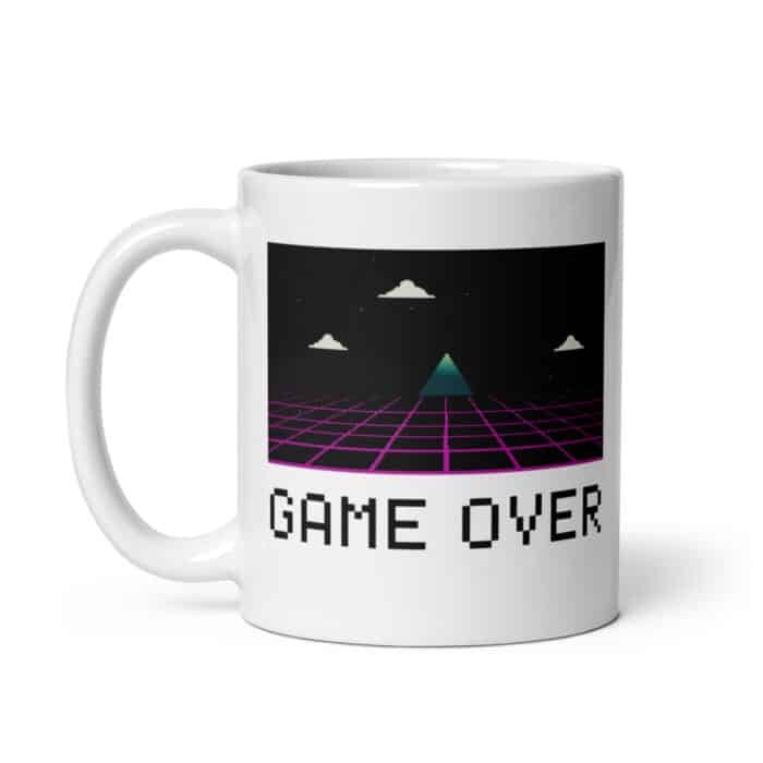 Cool retro gaming mug "GAME OVER"