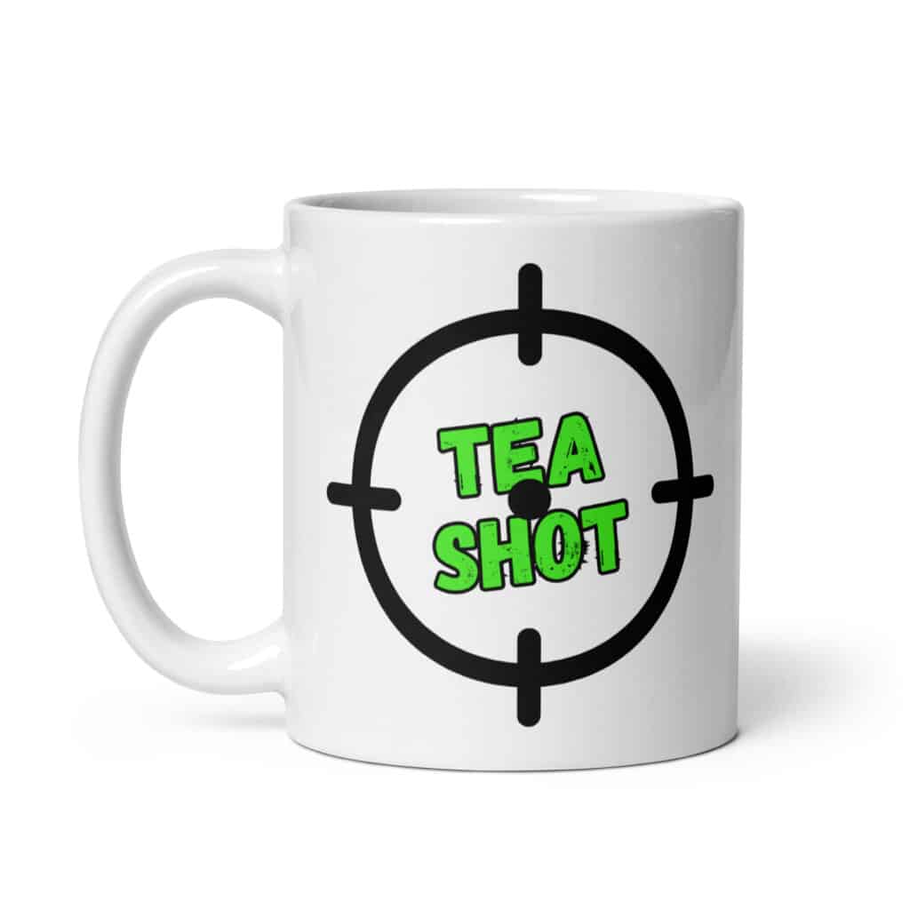 Funny gaming mug "Tea Shot"