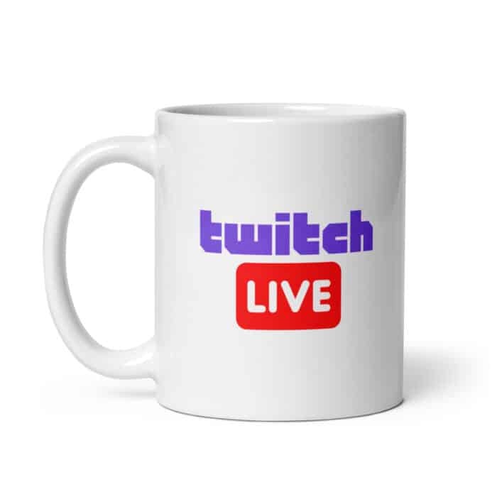 Mug for Streamers "TWITCH LIVE"