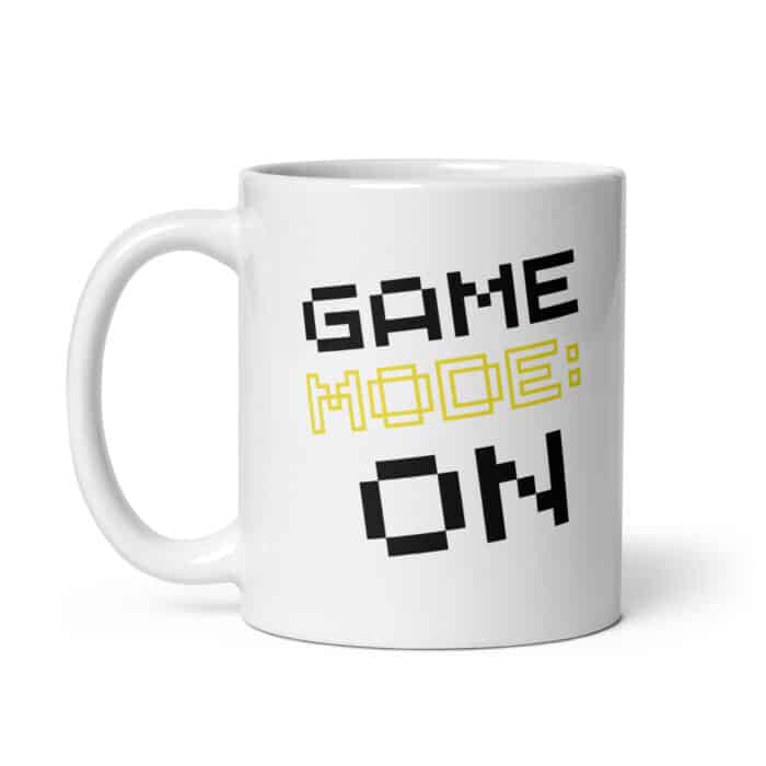 Retro cool gaming mug "GAME MODE ON"