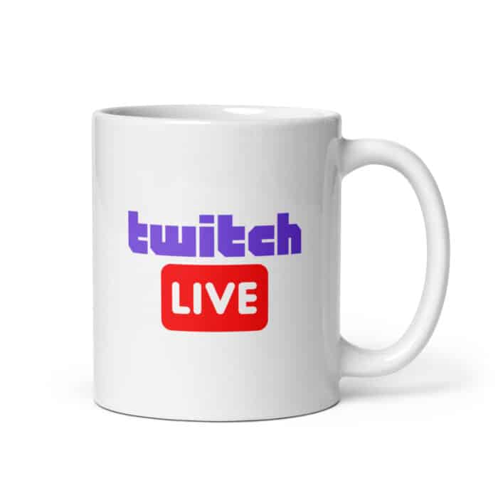 Mug for Streamers "TWITCH LIVE"