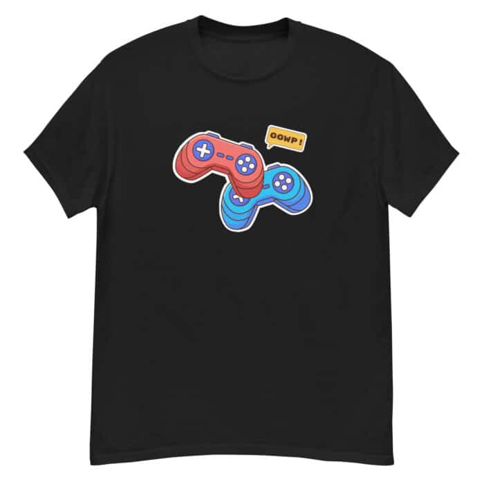 Cool Gaming T-Shirt in Black "GG WP"