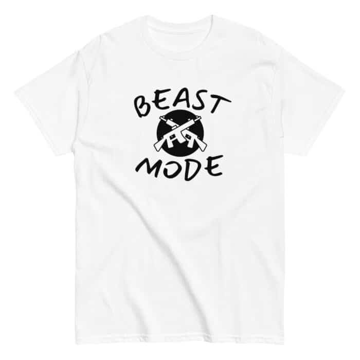 Beast Mode Gaming T-Shirt in white