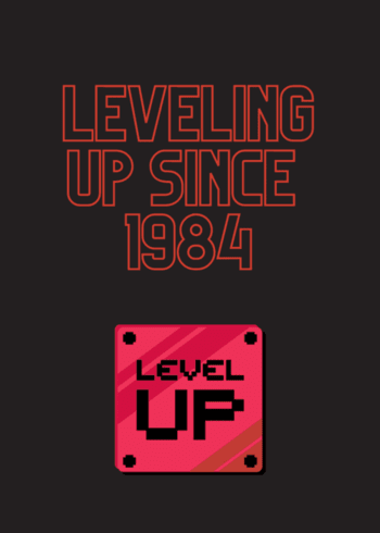 Customizable Gaming Birthday Card "Leveling up since"